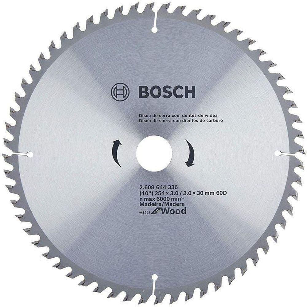 Disco De Serra Circular Bosch Eco D 254X60T