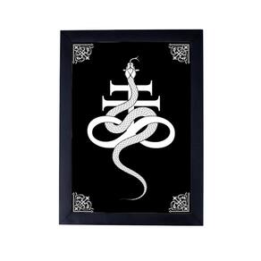 quadro poster com moldura goetia Leviathan P8343