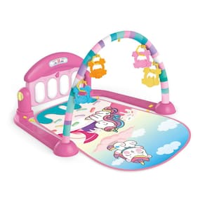 Tapete De Atividades Com Piano Musical Arco-Íris Replay Kids