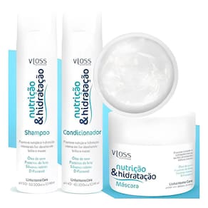 Vloss Professional Nutrição E Hidratação Intensa Anti Frizz