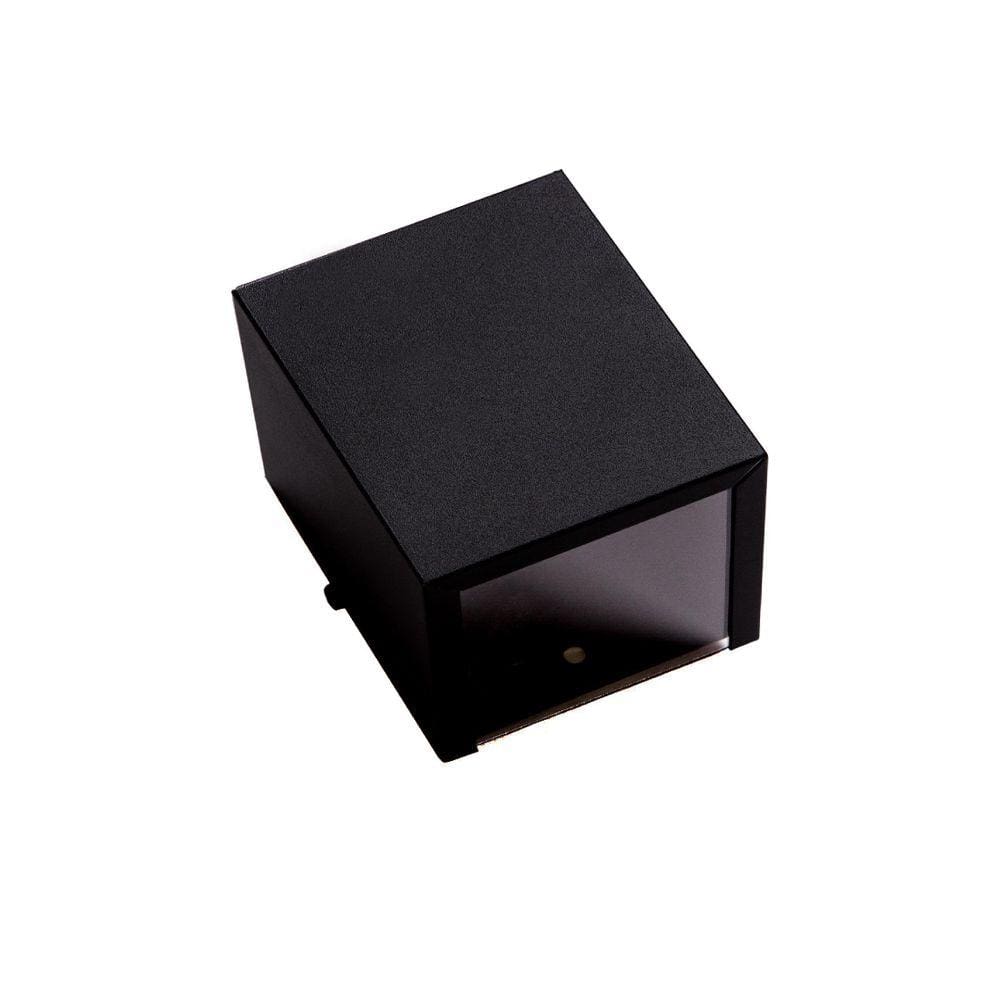 Kit 3 Arandelas Preto 2 Fachos 2 Focos Parede Muro Ar1210