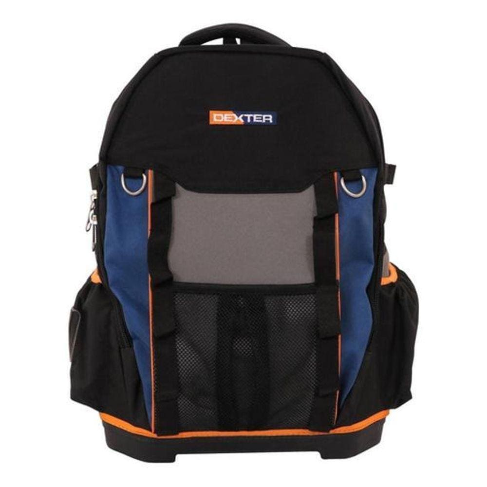 Mochila Tecido Profissional Ferramentas 50X35 Dexter - Azul