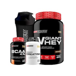 Kit Giant Whey 900G+ Power Creatina 100G+ Bcaa 100G