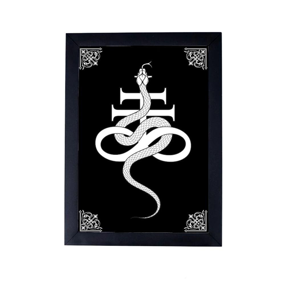 quadro poster com moldura satanismo Leviathan P8343