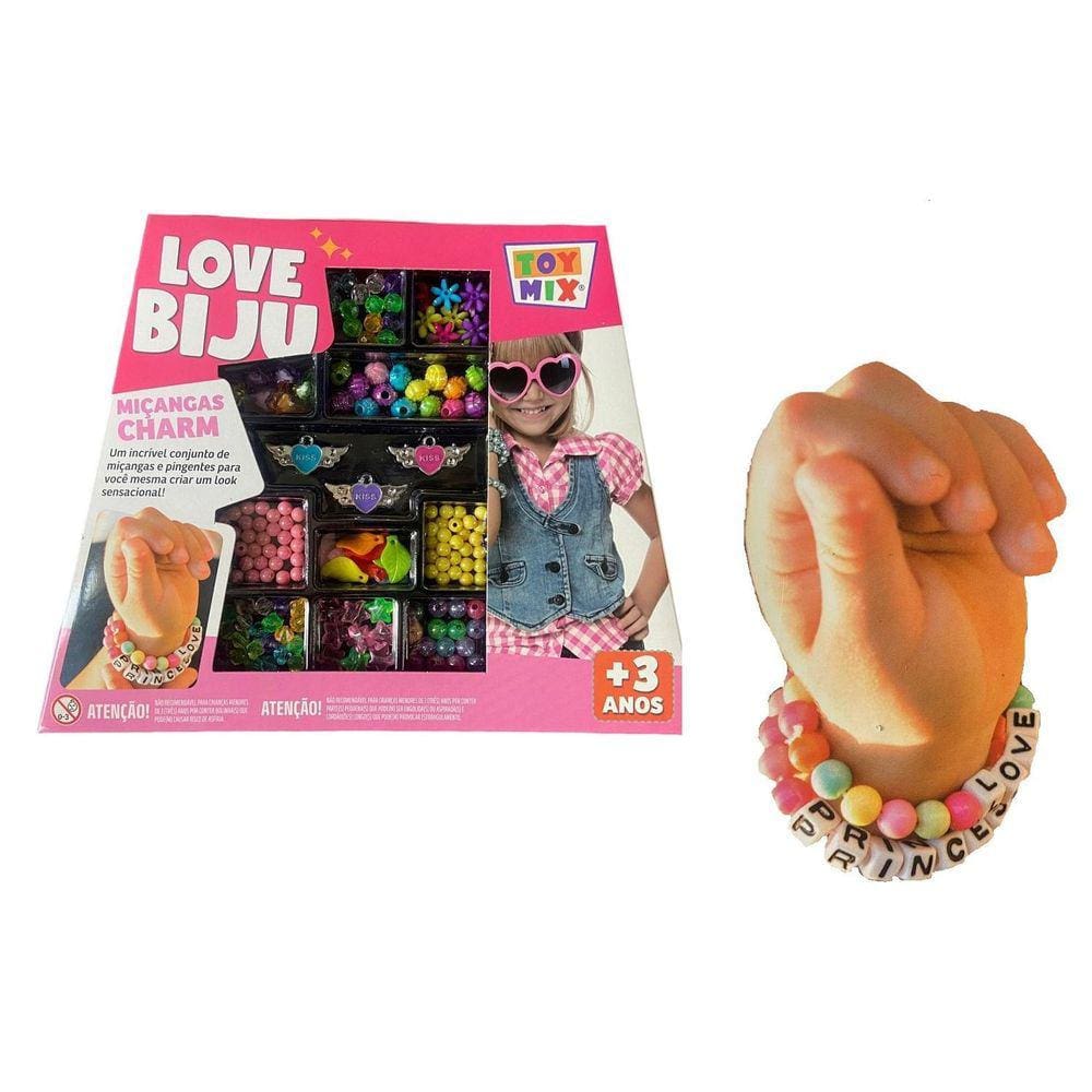 Kit De Pulseiras E Miçangas Infantil Brinquedo