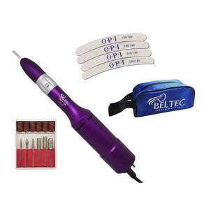 Kit Micro Motor Lb 50 Beltec E 6 Brocas E 4 Lixas