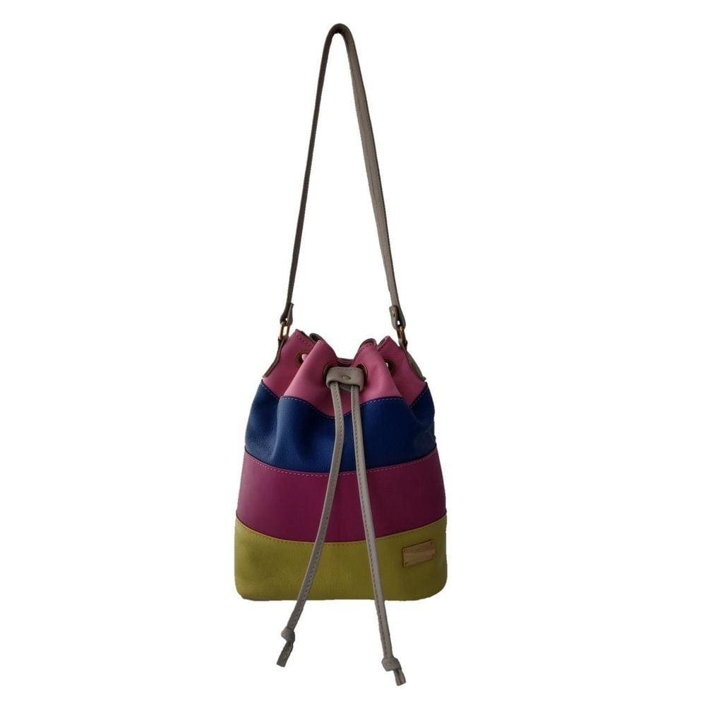 Bolsa Saco Topgrife Couro Colorido