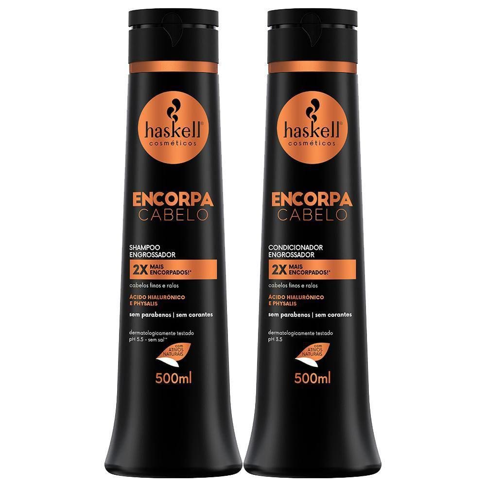 Kit Encorpa Fios Haskell Shampoo+ Condicionador 500Ml