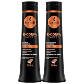 Kit Encorpa Fios Haskell Shampoo+ Condicionador 500Ml