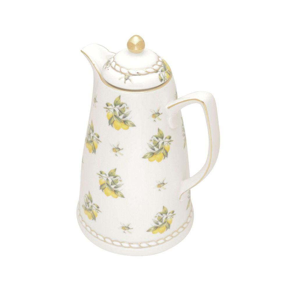 Garrafa Térmica De Porcelana Lemon