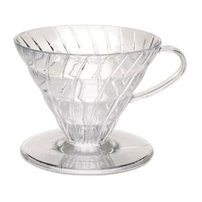Coador de Café Hario V60 Transparente - Tamanho 02