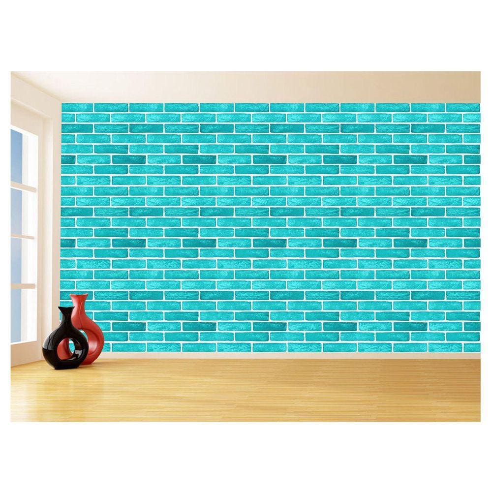 Papel De Parede 3D Tijolo Sala Tijolinho Vista 3,5M Xbr45