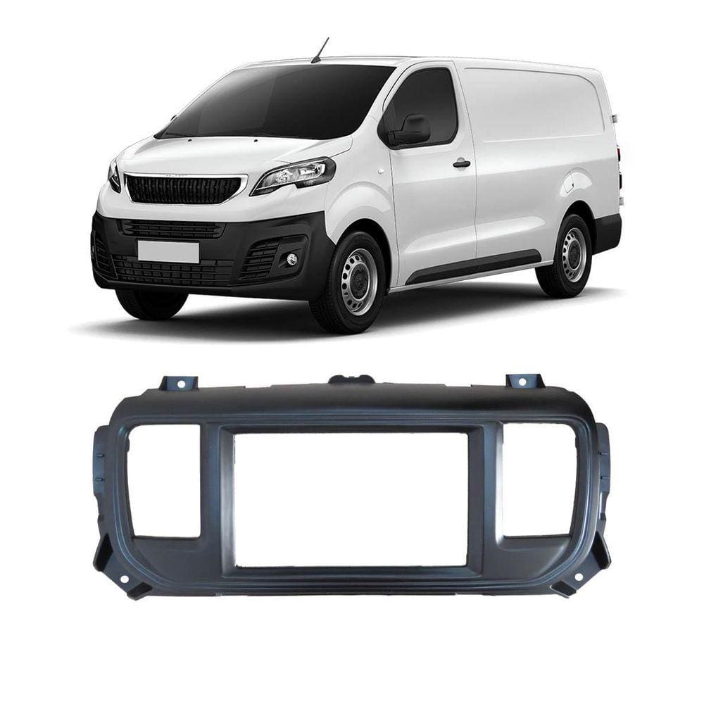 Moldura 2 Din Peugeot Expert 2018 Em Diante