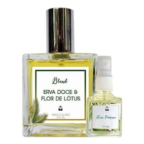 Perfume Masculino Erva Doce & Flor De Lótus 100ml + Mini