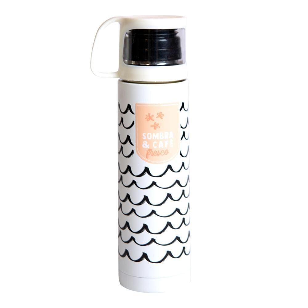 Garrafa Térmica 500Ml Com Caneca - Sombra & Café Fresco Uatt
