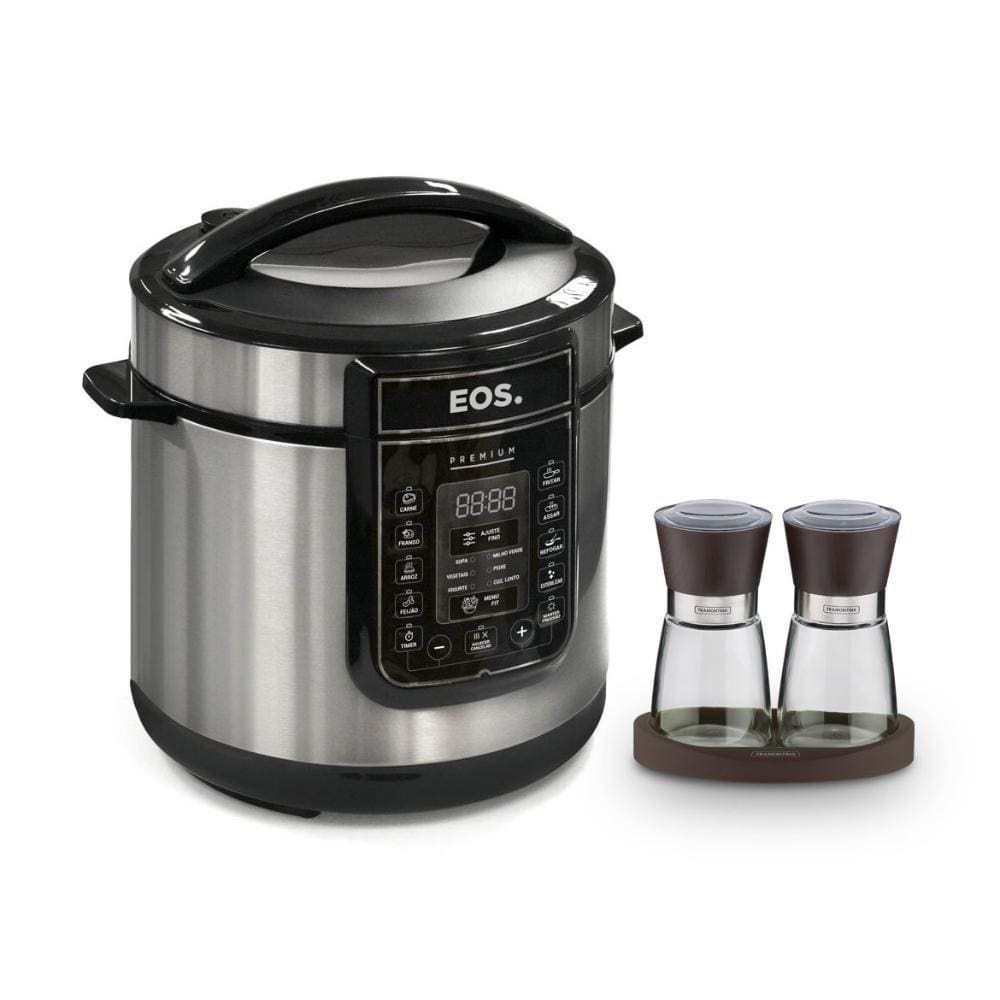 Panela Pressão Digital 220V Epp60Di E Moedor Sal E Pimenta