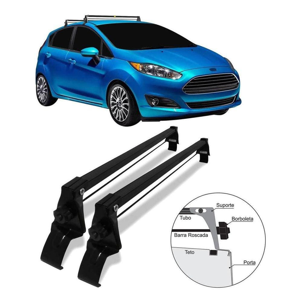 Rack De Teto New Fiesta Sedan E Hatch Ano 2013 A 2019