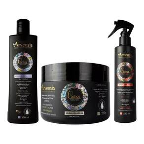 Kit Arvensis Cachos Ativador Ondulado Geleia Alta Day After