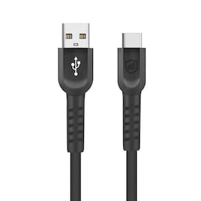 Cabo Dual Shock Preto Tipo C Type C Usb   2 Metros