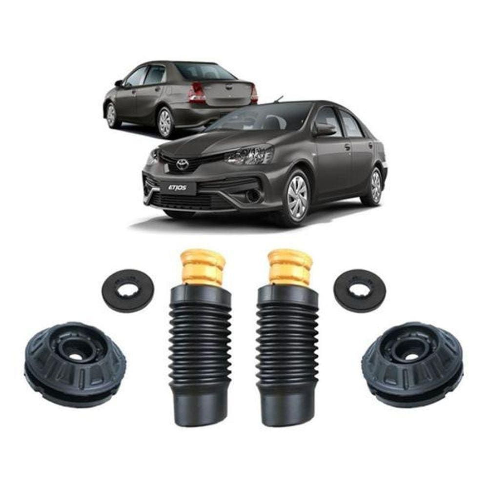Kit Coxim Rolamento Amortecedor Dianteiro Etios 2012 2013 14