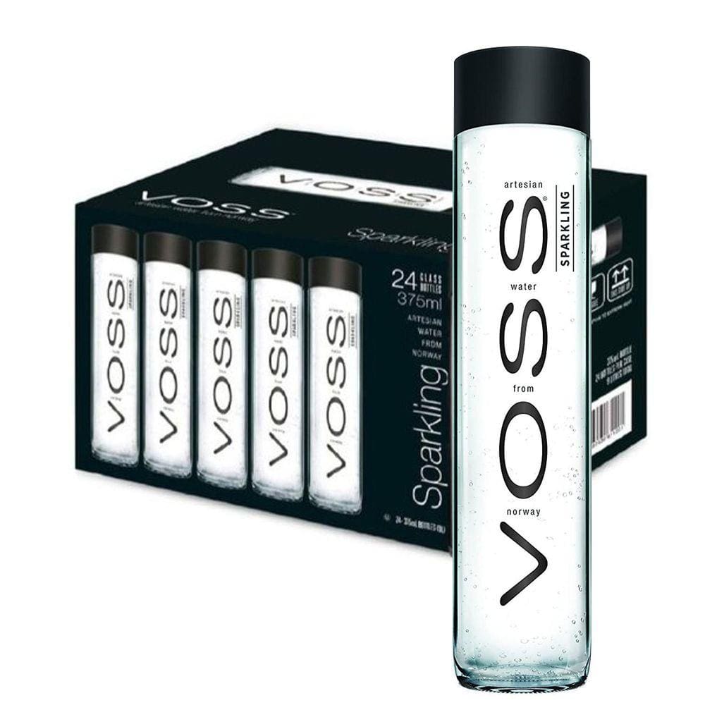 Água Voss Com Gás Vidro 375Ml  24X