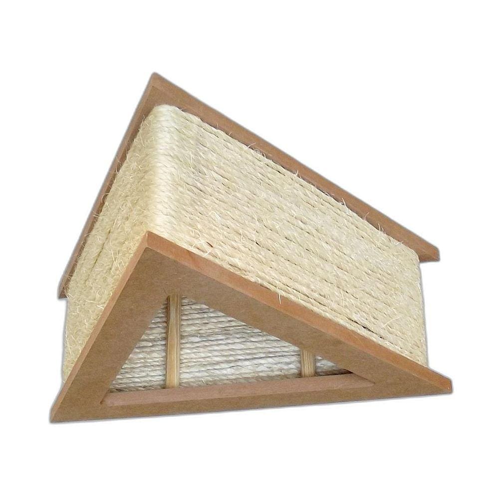 Luminária Lustre Pendente Rústico Retro Madeira Sisal 45Cm
