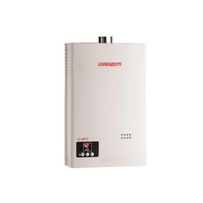 Aquecedor A Gás GN Lorenzetti Vazão 15L Branco Lz1600D