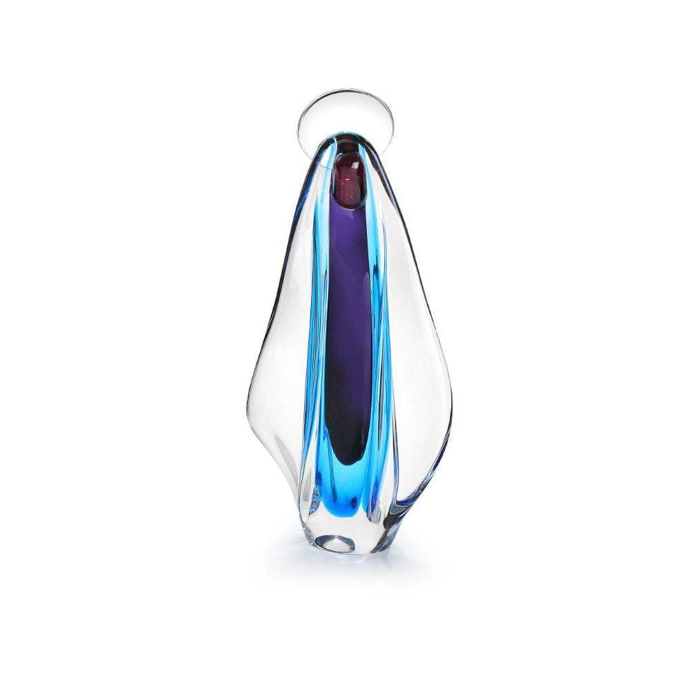 Imagem Em Cristal Murano Azul Oxford - São Marcos