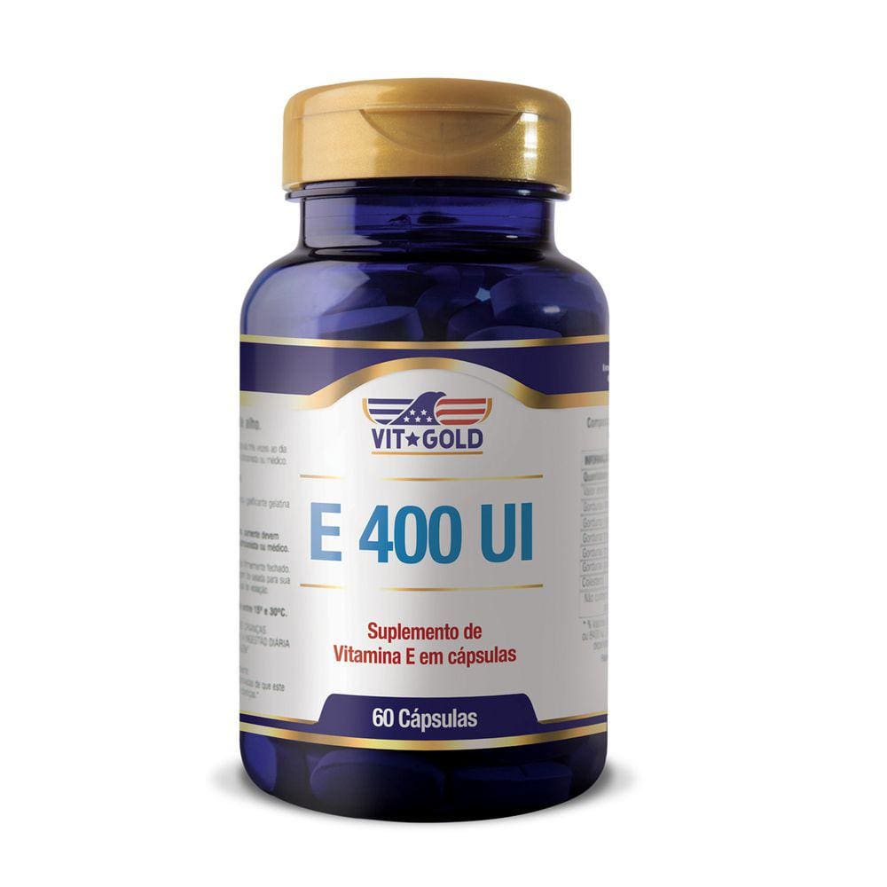 Vitamina E 400UI Vitgold 60 Caps