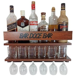 Barzinho De Parede - Bar Doce Bar - 54X28 - Imbuia