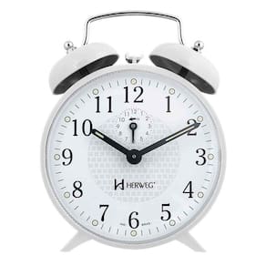 Despertador A Corda Vintage Retro Antigo 2206-021 Branco
