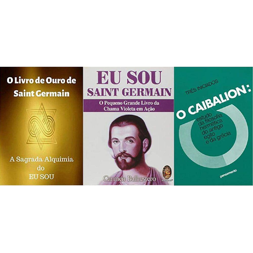 Kit O Livro De Ouro De Saint Germain + Eu Sou + O Caibalion