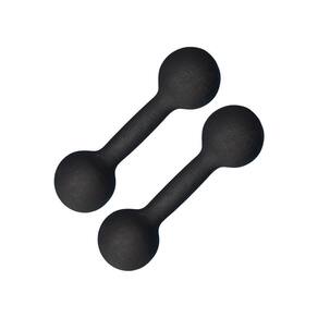 Par De Halter Bola Pintado 5Kg Peso Academia Treino Fitness