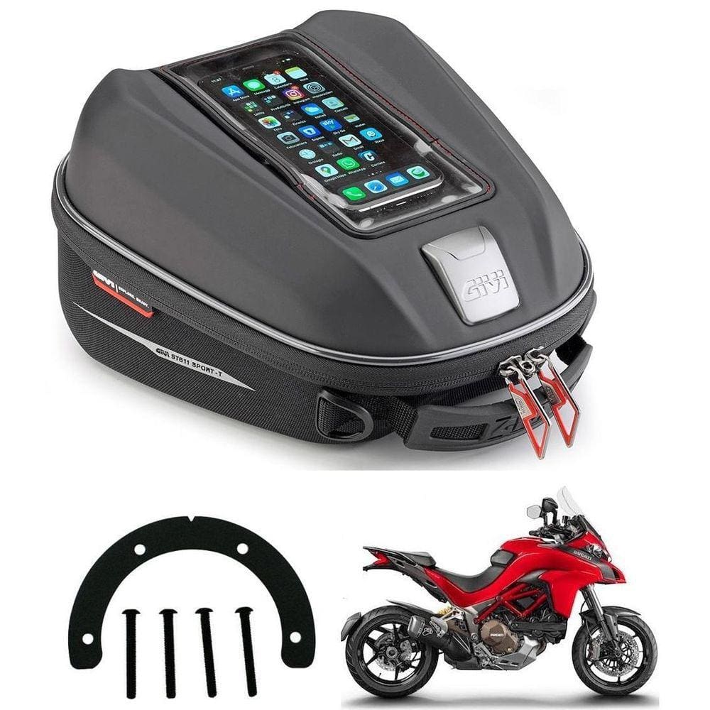 Bolsa Tanque Givi St611 + Bocal Bf11 Ducati 1200 Multistrada