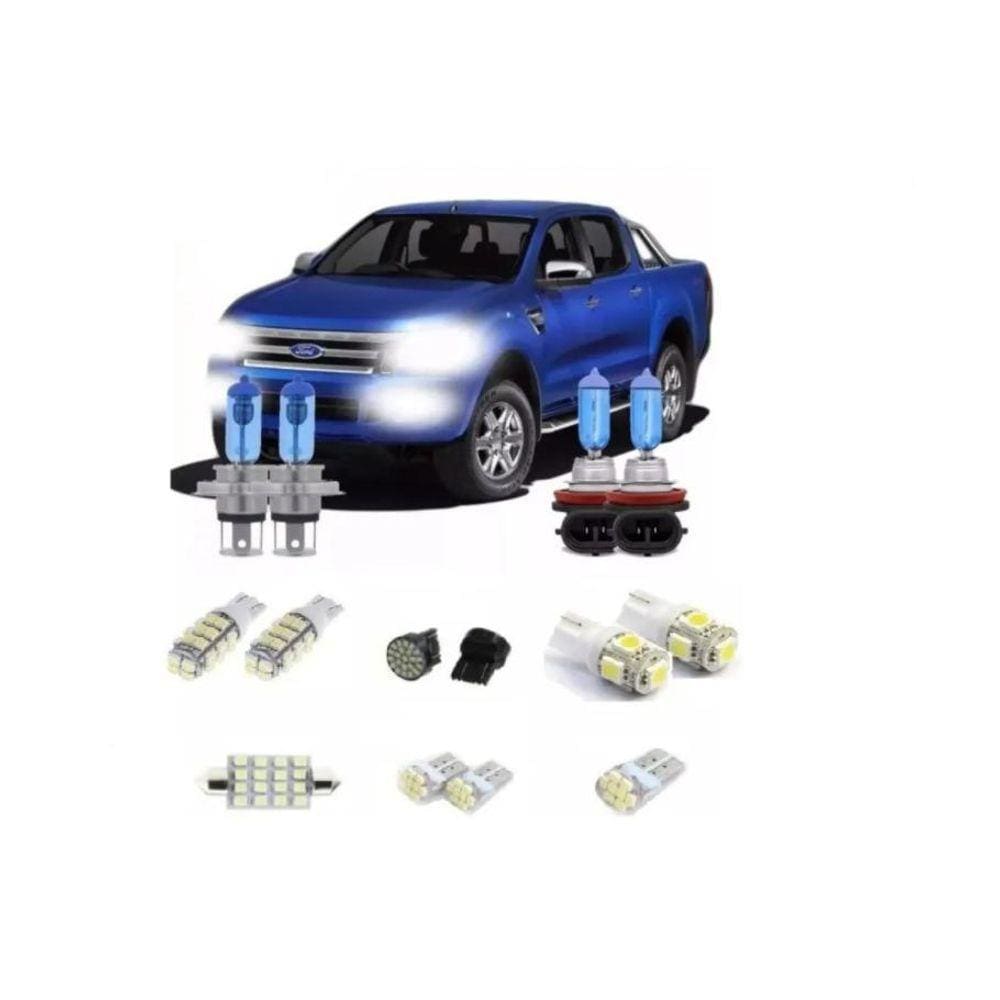 Ford Ranger Kit Lâmpada Leds + H4 H11 13 A 15 Techone