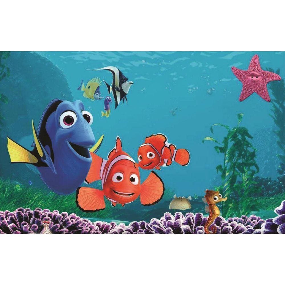 Fundo Fotográfico Em Tecido Nemo Amigos 2,20X1,50