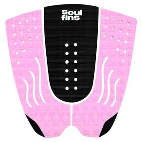 Deck Surf Antiderrapante - Soul Fins Colors Preto/Rosa 68