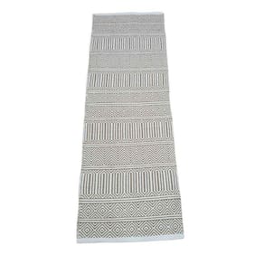 Passadeira Kilim Anand 100% Algodão Bege 60X1.80M