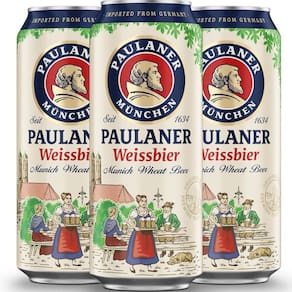 Cerveja Alemã Paulaner Weissbier Lata 500Ml  3 Latas
