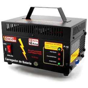 Carregador Bateria 12 volts 16A - Automático Inteligente