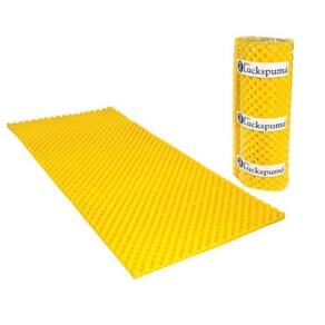 Colchão Piramidal Solteiro D-18 Amarelo 85X185X4Cm