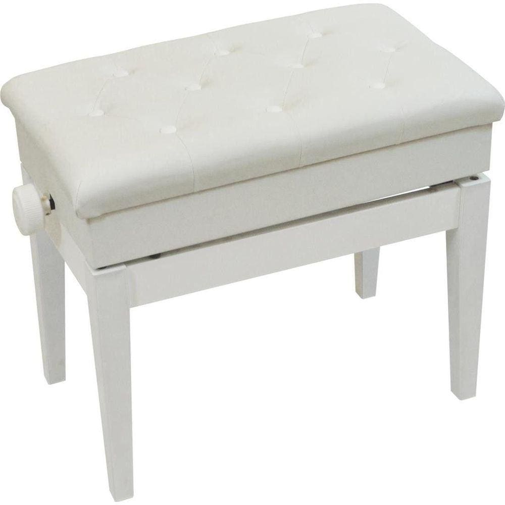 Banqueta Branca,Assento,Banco De Piano,Teclado