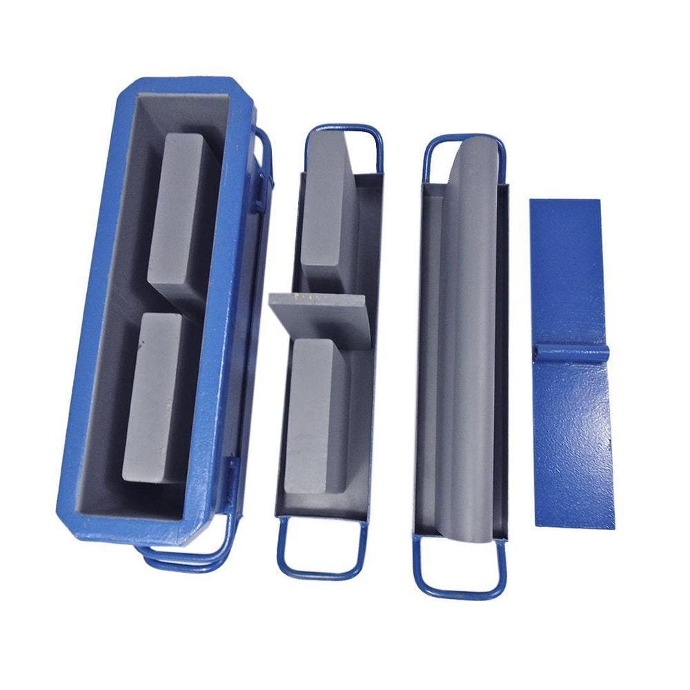 Kit Forma Manual Bloco, Meio Bloco E Canaleta 1009X19X39Cm