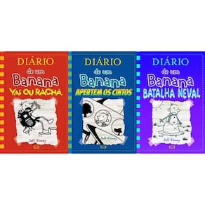 Kit Diário De Um Banana 11, 12 E 13 Livros