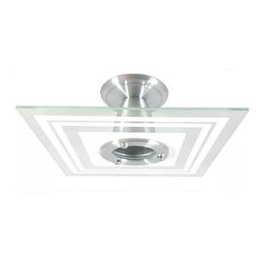 Luminária Plafon Quadrado Branco - Sala, Quarto, Cozinha