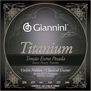 Cordas Violão Nylon Giannini Titanium Extra Pesada GENWXTA