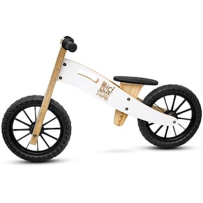 Bicicleta De Equilíbrio De Madeira Branca Biciquetinha