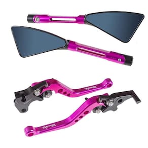 Kit Rosa Retrovisor Esportivo Manete Cbx 250 Twister Cb 300R
