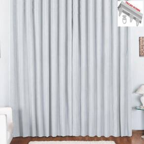 Cortina Tóquio Para Trilho Suisso Max Oxford 2Mx1,70M Branca