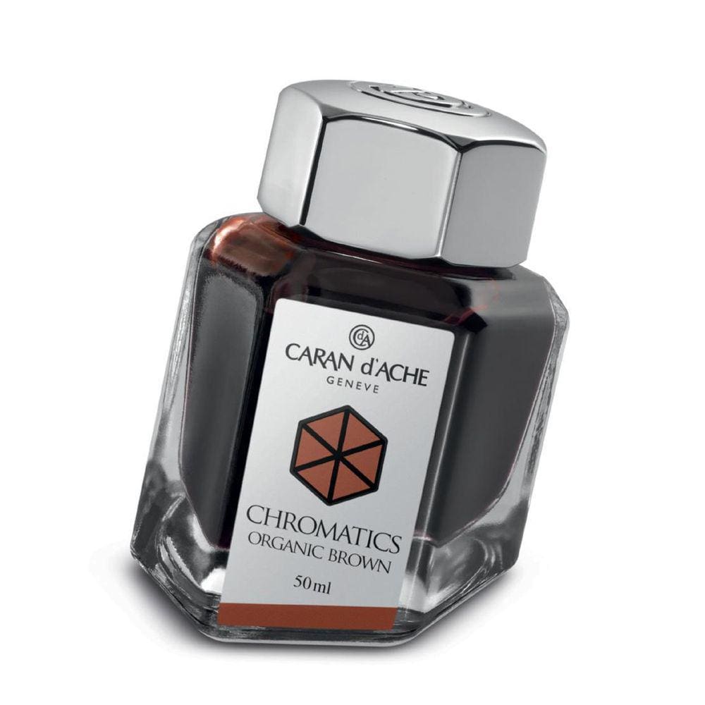 Tinta Caneta Tinteiro Caran D`Ache Organic Brown 50Ml